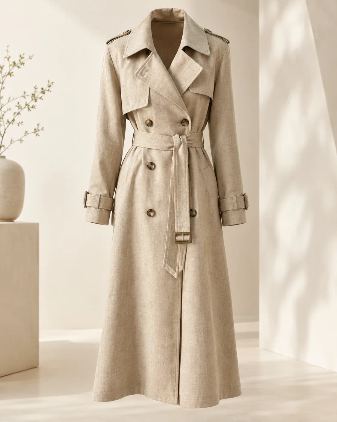 Linen Trenchcoat